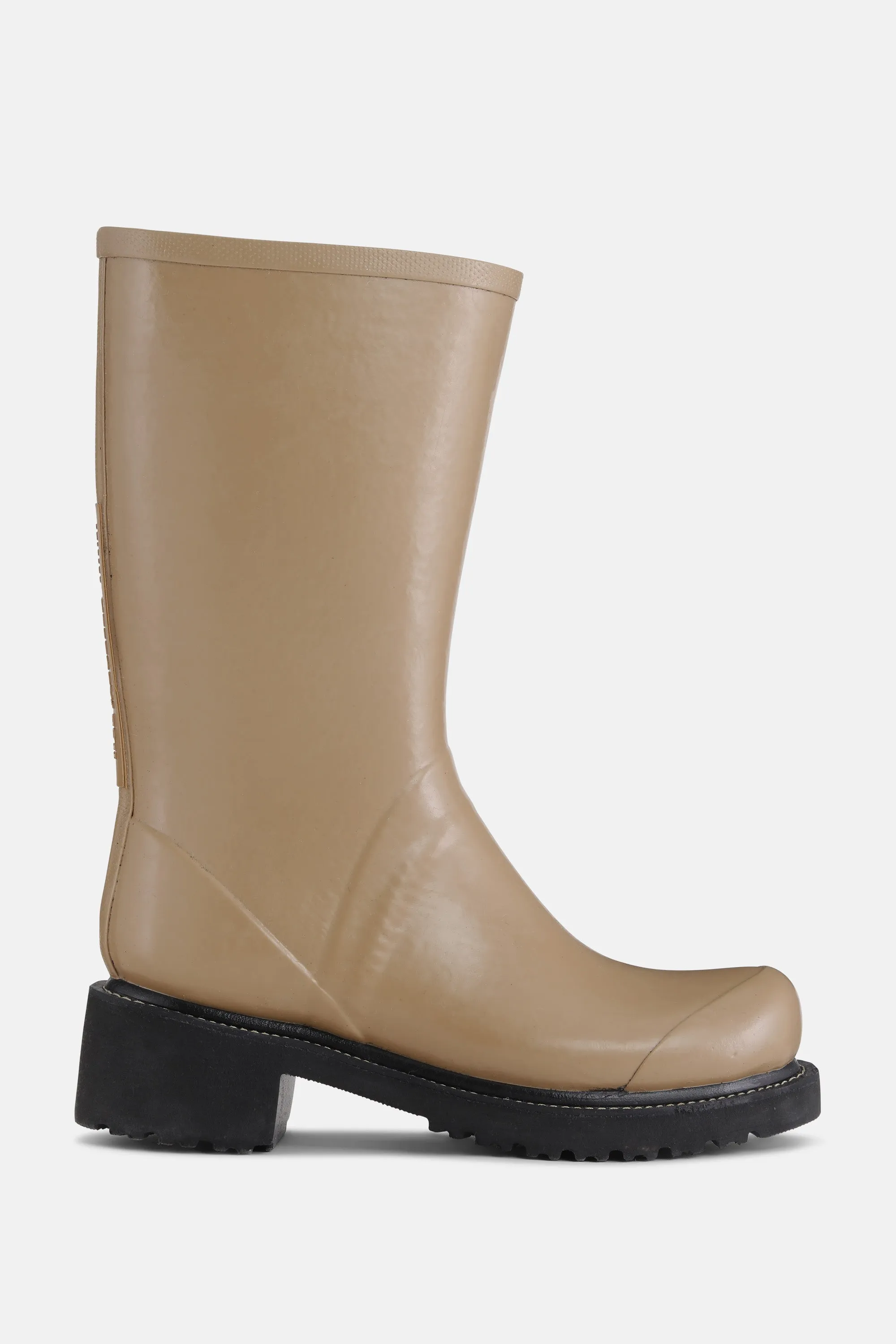 Halbhohe Gummistiefel Mit Reißverschluss - Otter
